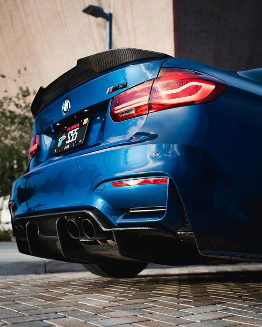 BMW F8X F80 M3 F82 M4 Carbon Fiber PSM Style Diffuser 4pc/set