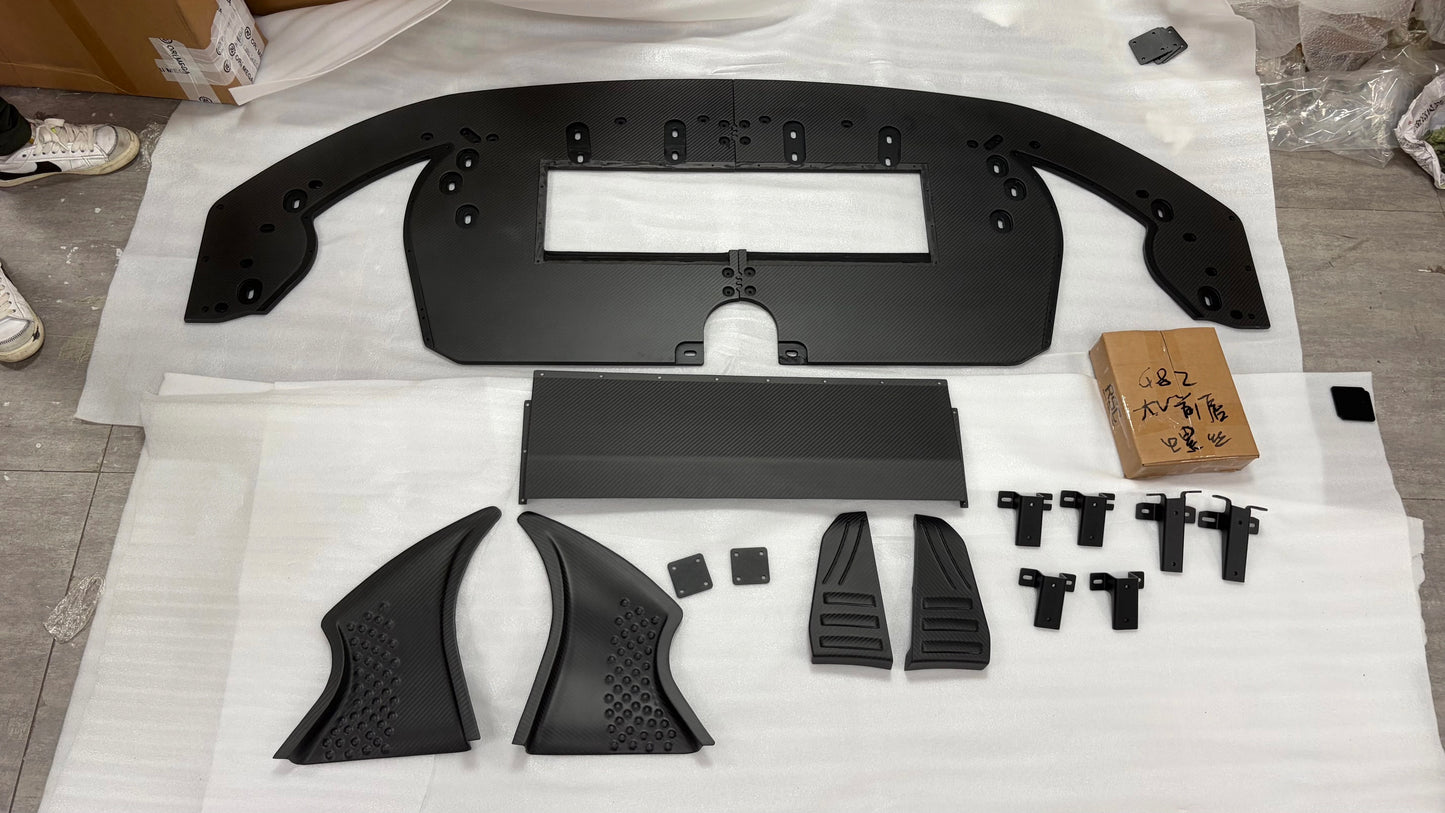 BMW M2 G87 Verus Style Chassis Mounted Splitter + Wing
