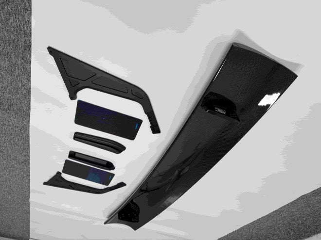 BMW M2 G87 Verus Style Chassis Mounted Splitter + Wing
