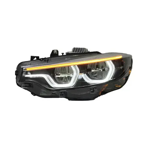 IKON V2 Style White/Yellow DRL
Switchback Headlights for BMW F32/F80/F82 4-Series M3/M4