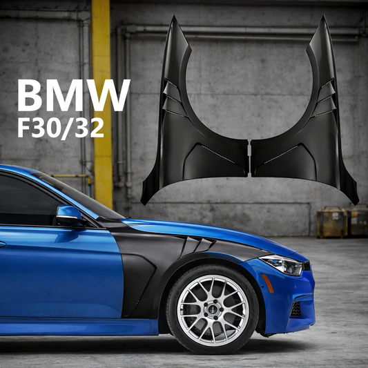 BMW F30/F32 4 Series and 3 series Carbon Fiber fenders!