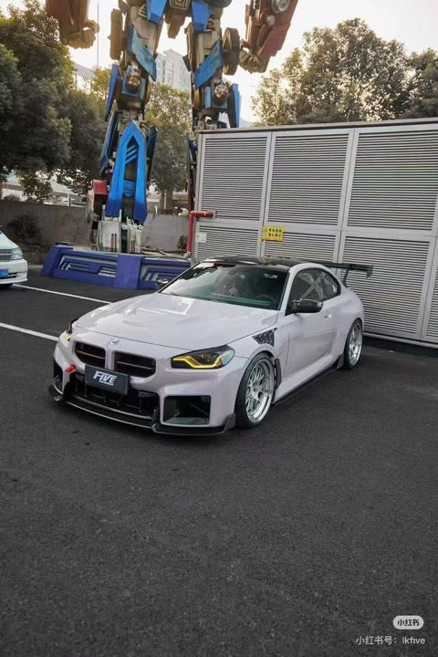 BMW M2 G87 Verus Style Chassis Mounted Splitter + Wing