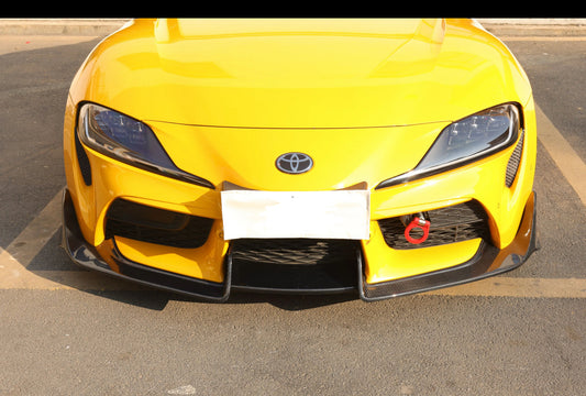 AD Style Carbon Fiber Front Lip - Toyota A90 Supra
