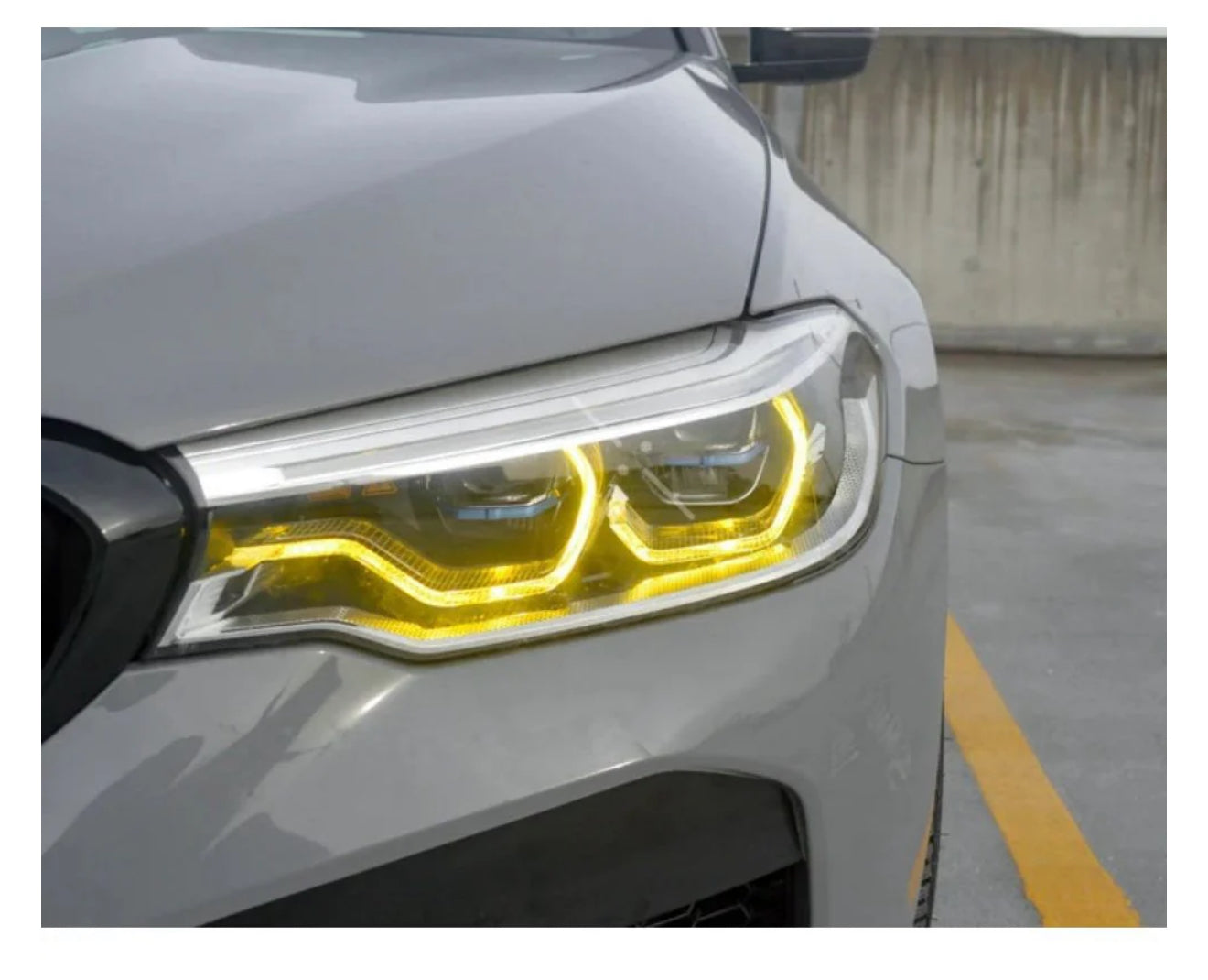 F90 LCI Taillights & Yellow DRL package