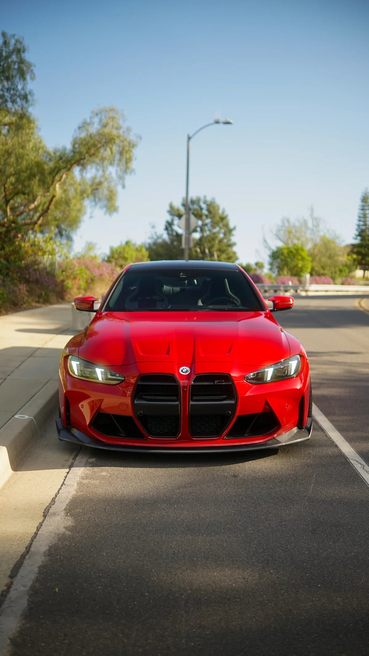 BMW G8X G80 M3 G82 M4 CSL Style Dry Carbon Fiber Front Lip Splitter
