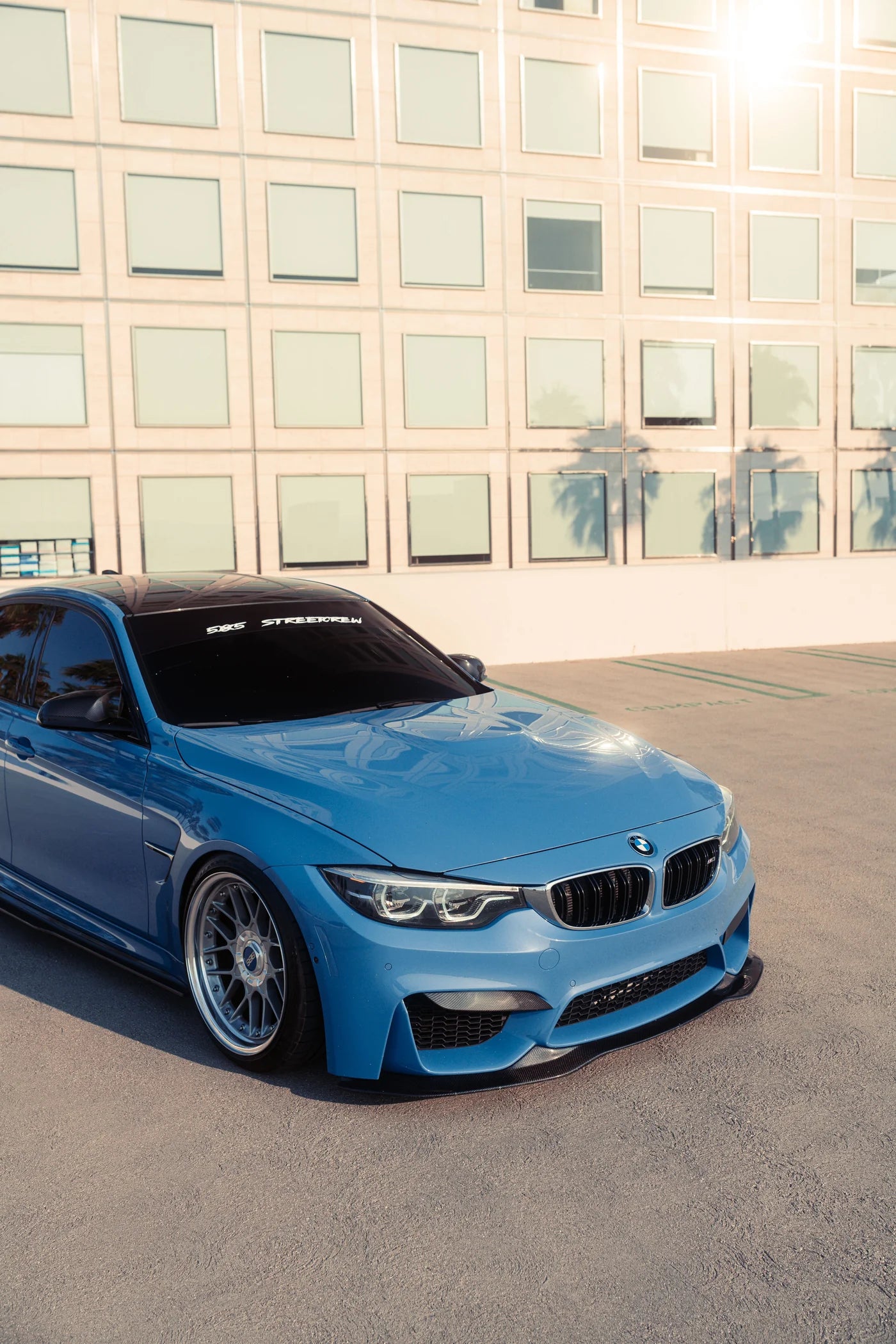 PSM Style Carbon Fiber Front Lip - BMW F80 M3 & F82/F83 M4