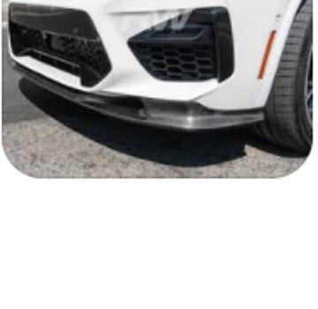 F97 X3M F98 X4M 3D-Style Carbon Fiber Front Lip